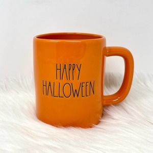 Rae Dunn HAPPY HALLOWEEN Holiday Coffee Tea Mug
